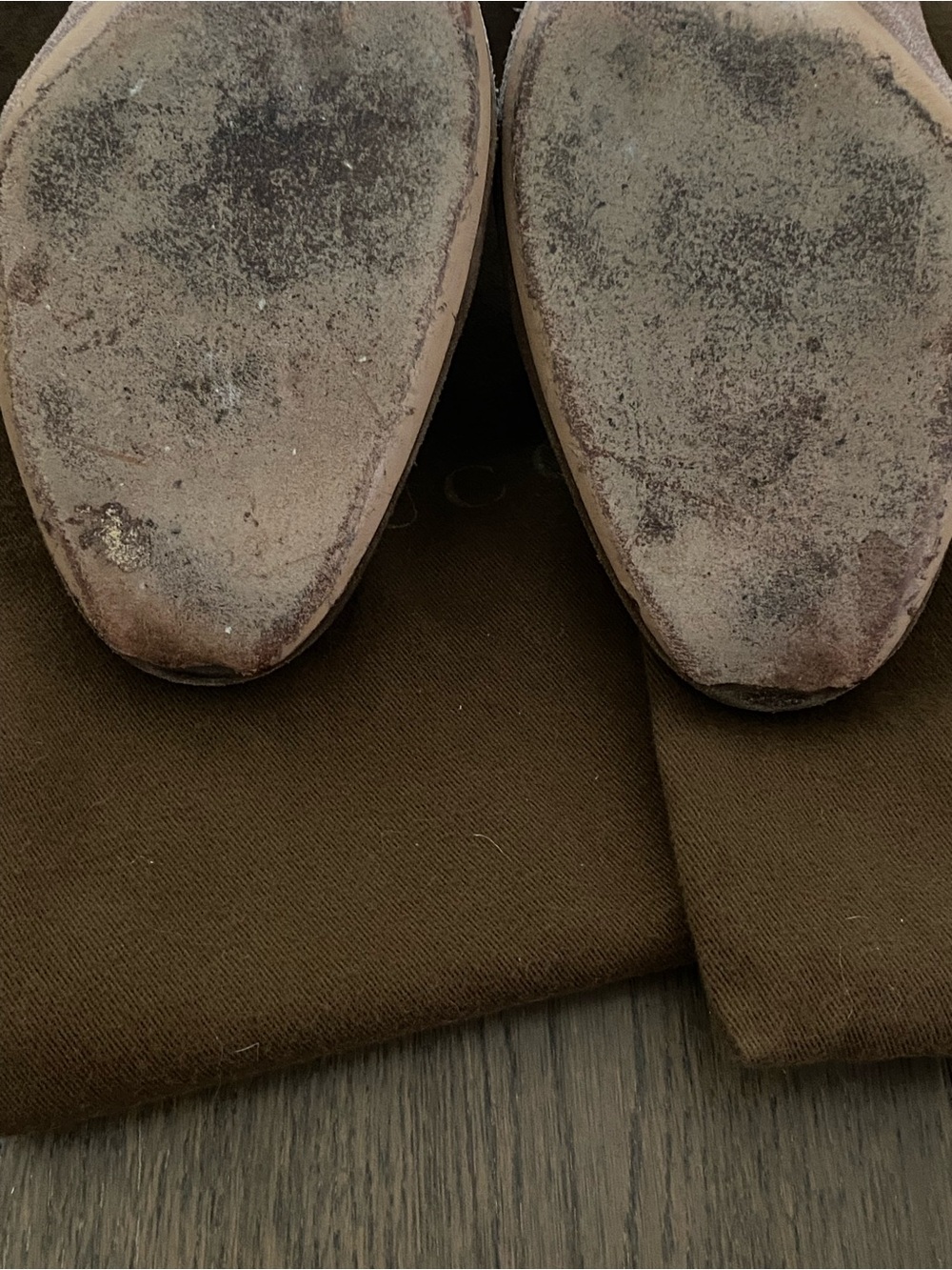 Gucci Brown Suede Logo Pumps 7 1/2 - Picture 11 of 11